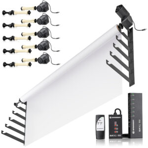 BRESSER EBS-6 Sistema de fondo eléctrico para 6 rollos