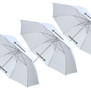 BRESSER SM-02 Paraguas translúcido blanco difuso 84 cm