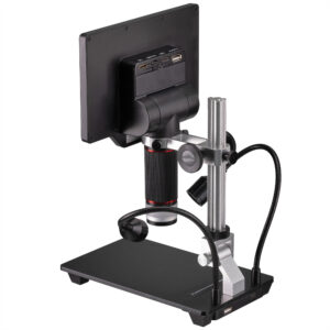BRESSER WiFi 1080P Microscopio digital 2L con pantalla LCD