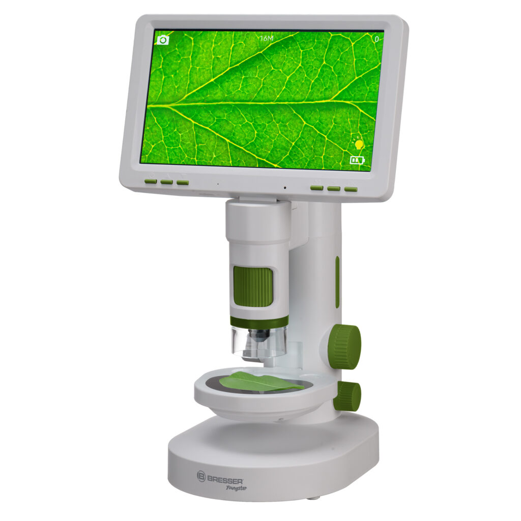 BRESSER YOUNGSTER Microscopio digital con pantalla de 7″