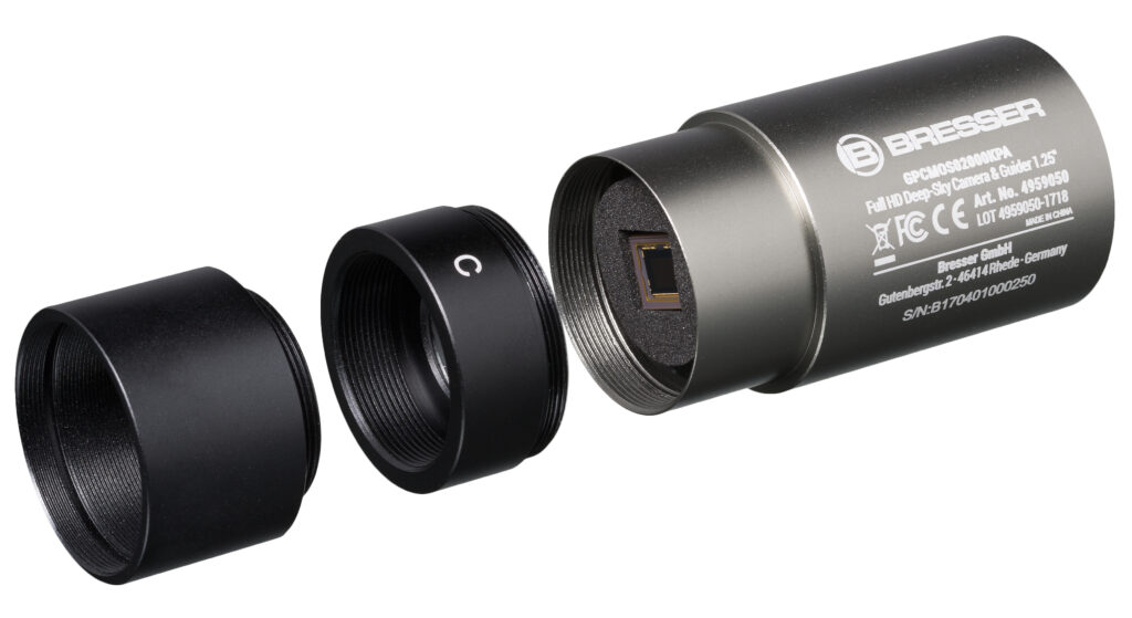 Cámara BRESSER Deep-Sky de alta definición Full HD & Guider 1.25″