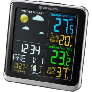 Estación meteorológica BRESSER ClimaTemp TB con Pantalla en Color LCD