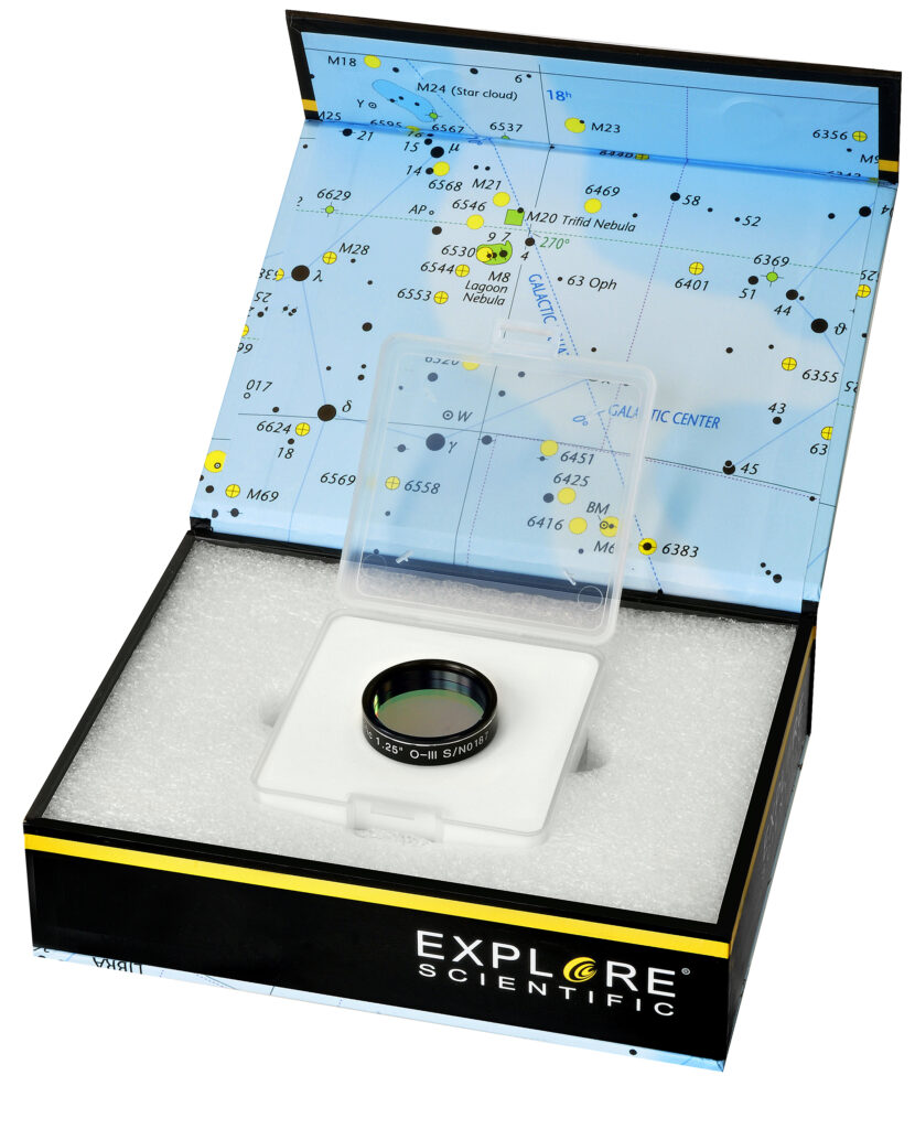 EXPLORE SCIENTIFIC 1,25″ O-III Filtro de Nebulosa