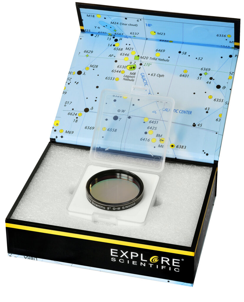 EXPLORE SCIENTIFIC 2″ O-III Filtro de Nebulosa