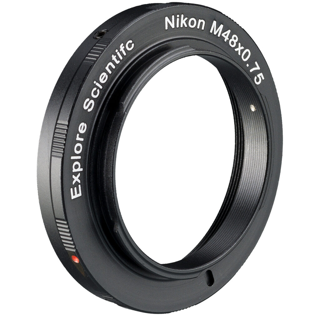 EXPLORE SCIENTIFIC Anillo de cámara M48x0.75 para Nikon