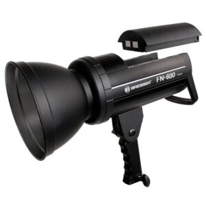 Flash de Estudio BRESSER FN-600 Studioblitz con Función TTL para Nikon + Acumulador