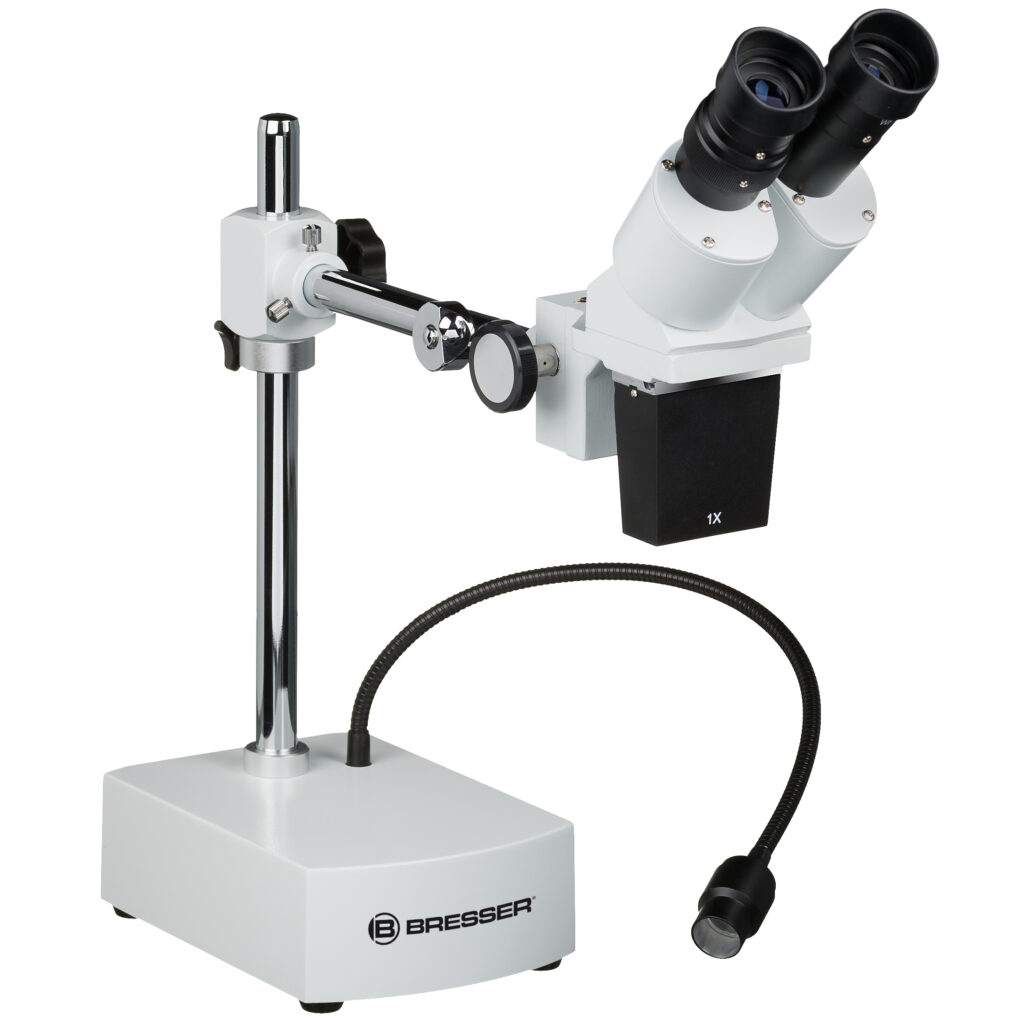 Lupa Binocular de luz reflejada LED BRESSER Biorit ICD-CS 5x-20x (30.5)