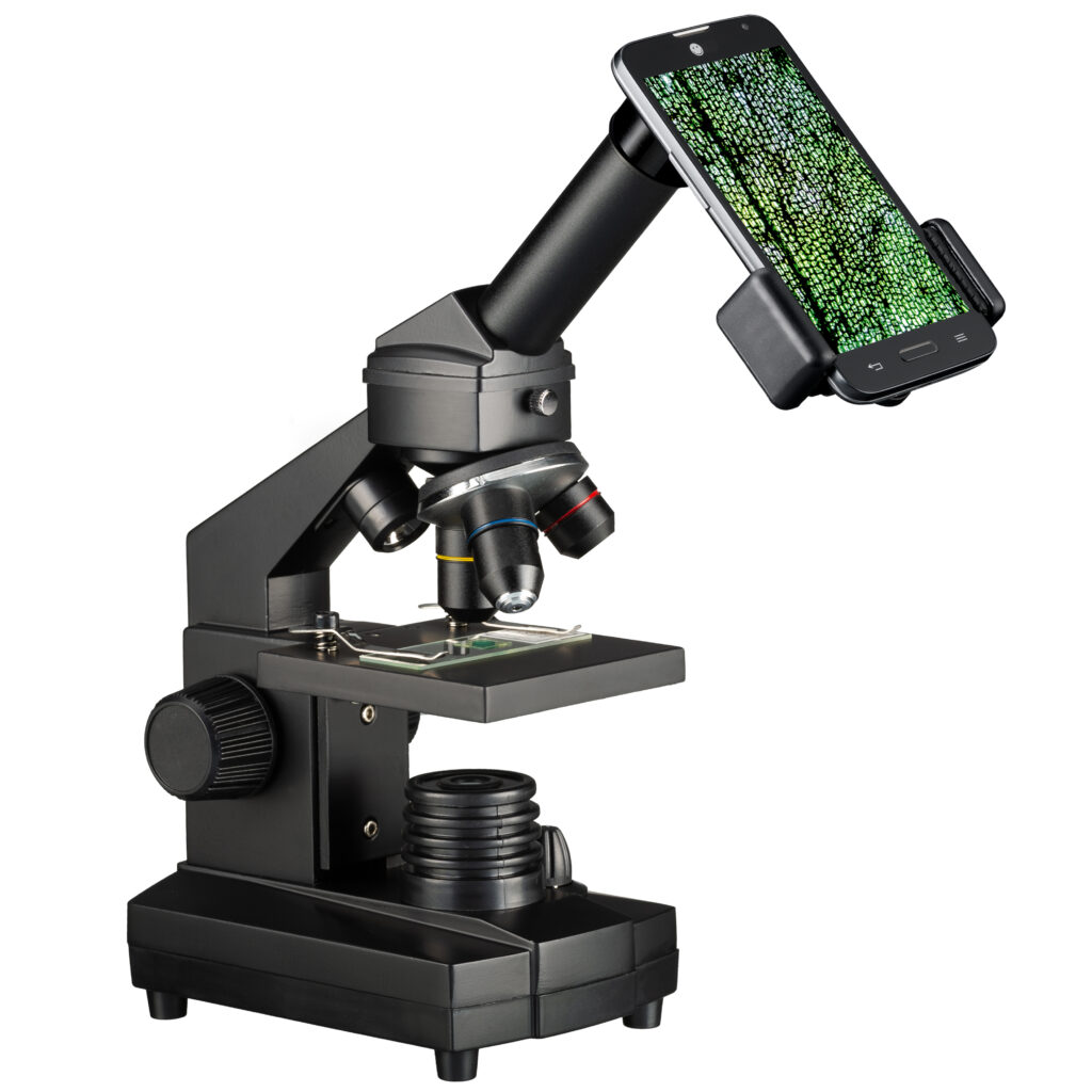 Microscopio NATIONAL GEOGRAPHIC 40x-1280x con Soporte para Smartphone