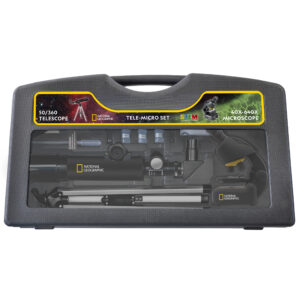 NATIONAL GEOGRAPHIC Telescopio compacto + microscopio con soporte para el Smartphone