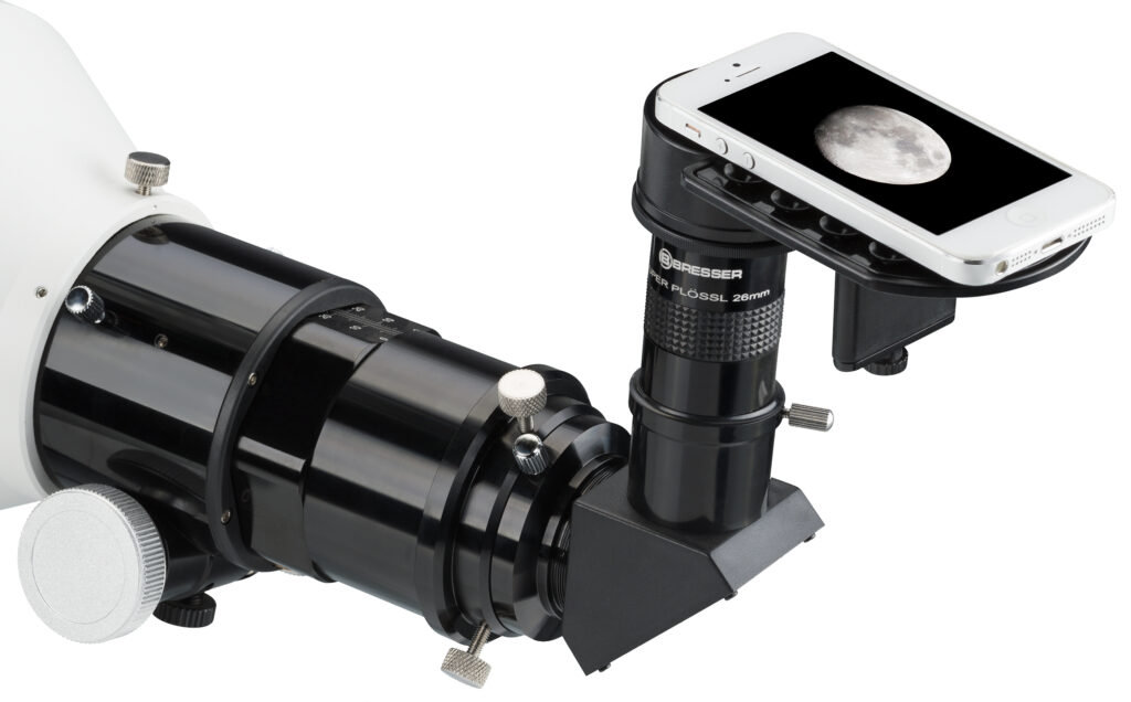 Soporte para Smartphone BRESSER Deluxe para Telescopios y Microscopios
