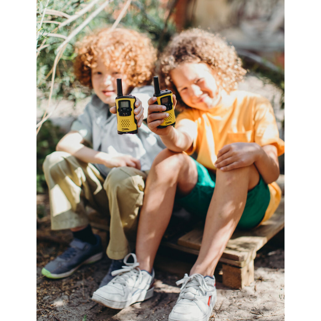 Walkie-talkies NATIONAL GEOGRAPHIC con largo alcance de hasta 6 km y función manos libres
