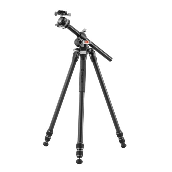 Vanguard Veo 5+ 263CLBS – Trípode de carbono, columna multi ángulo, rótula de bola de doble eje