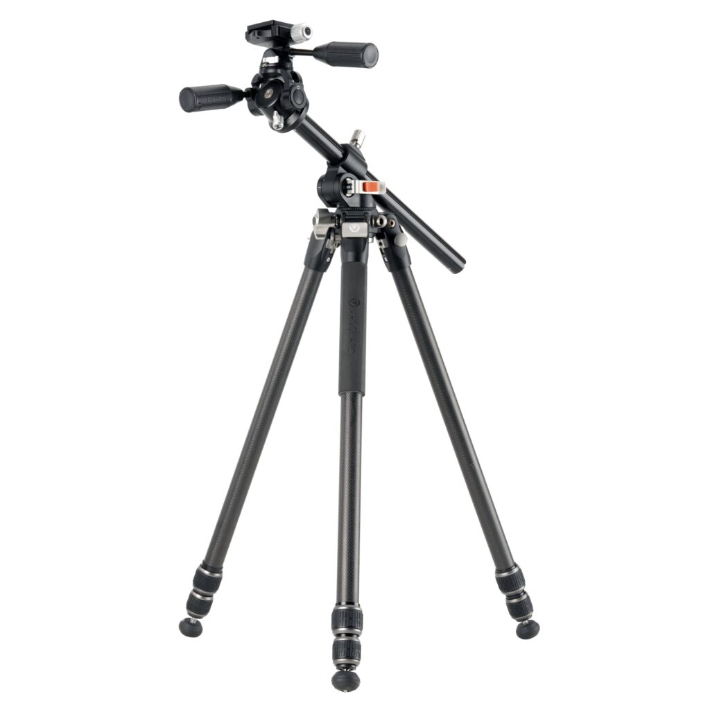Vanguard Veo 5+ 263CPS – Trípode de carbono con columna multiángulo, rótula de 3 vías