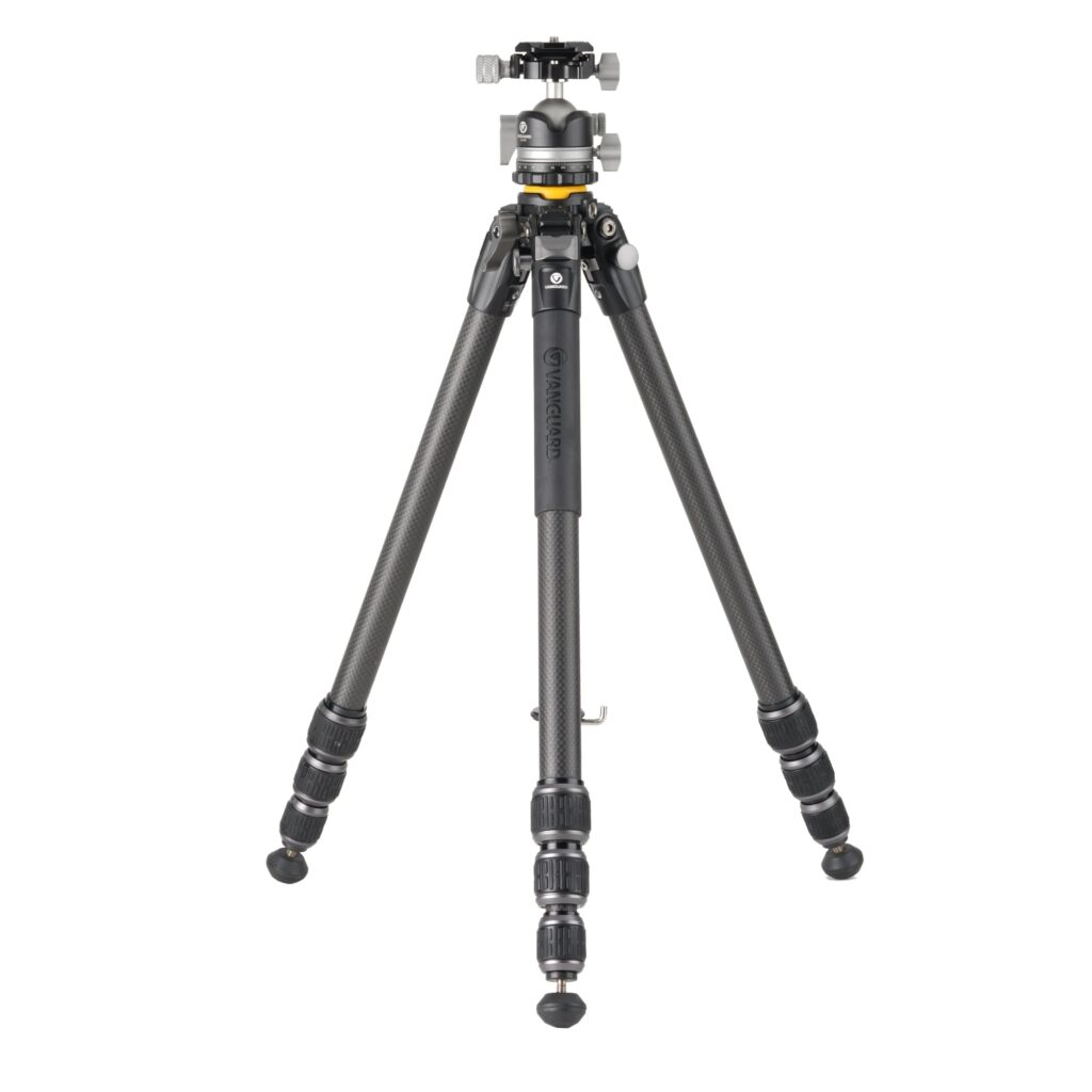 Vanguard Veo 5T 234CLBS – Trípode de viaje de carbono, columna multi ángulo, rótula de bola de doble eje