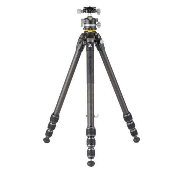 Vanguard Veo 5T 234CLBS – Trípode de viaje de carbono, columna multi ángulo, rótula de bola de doble eje