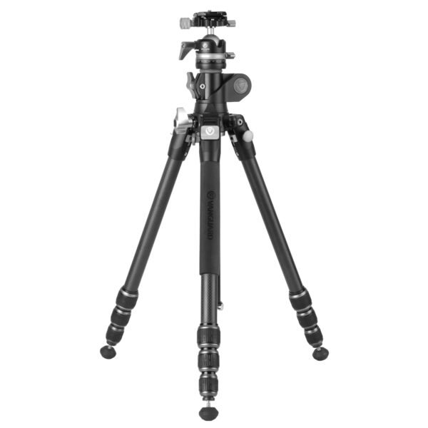 Vanguard Veo 5T+ 234CLBS – Trípode de viaje de carbono, rótula de bola de doble eje